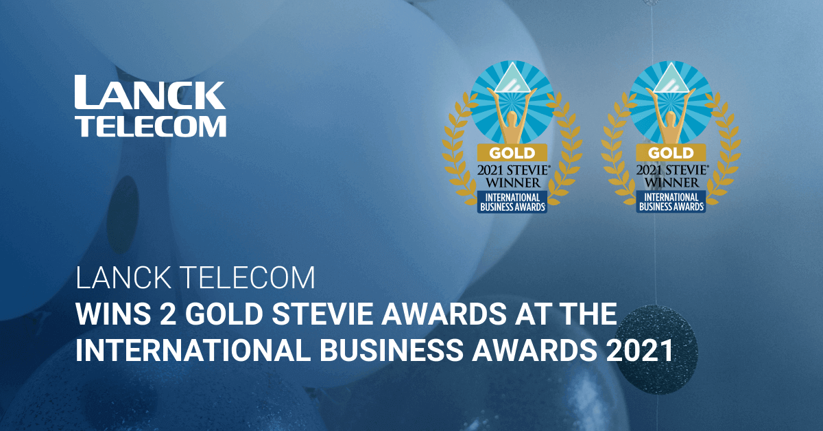 lanck telecom gold stevie award international business awards
